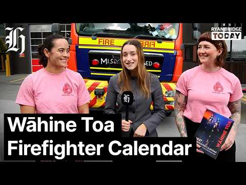 Thumbnail for Wāhine Toa Firefighter Calendar is looking to raise $300,000 for its second year | Ryan Bridge TODAY