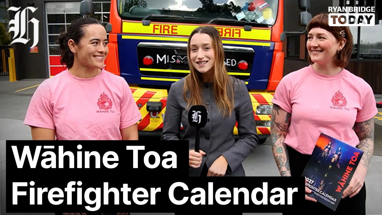 Wāhine Toa Firefighter Calendar is looking to raise $300,000 for its second year | Ryan Bridge TODAY