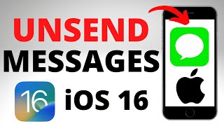 How to Unsend Messages on iPhone iOS 16 - Undo Send Text Message iPhone