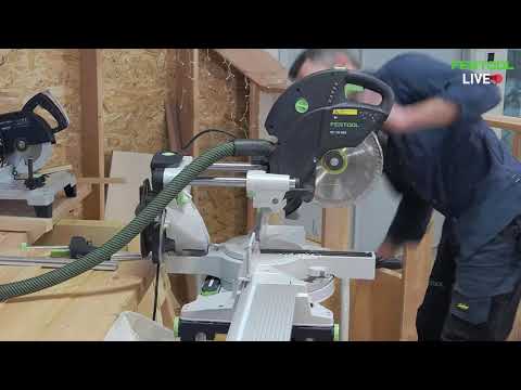 Festool LIVE [FR] 🔴 Scies à onglet Kapex 60 et 120 & SYM 70