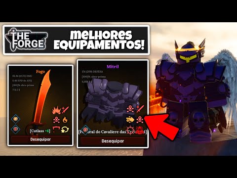How to make the BEST ARMOR and WEAPONS in ROBLOX's THE FORGE!!