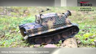 Радиоуправляемый танк Torro Sturmtiger Panzer 1к16, ИК-пушка (TR1111700301)