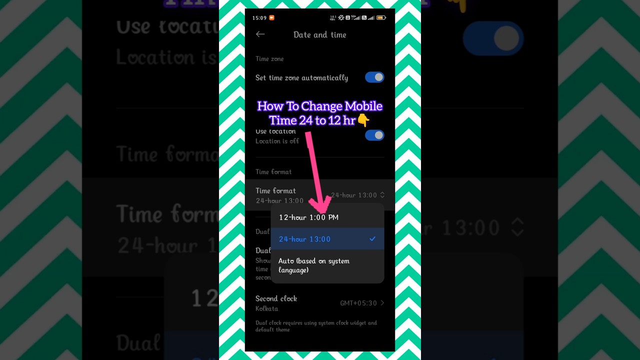 Time Format Switch: 24 to 12-Hour #time #clock #shorts #tech