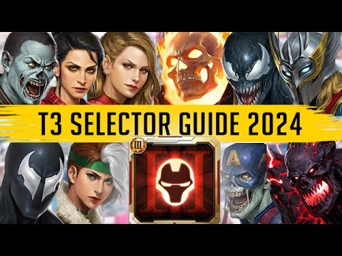 FREE TIER 3 SELECTOR RANKING (1st to 31st) BF 2024 - Marvel Future Fight