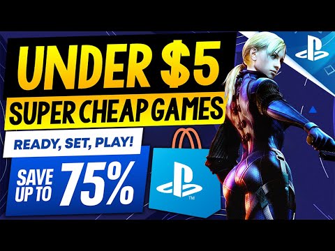 Tons of GREAT PSN Game Deals UNDER $5! PSN Ready Set Play Sale SUPER CHEAP PS4/PS5 Games to Buy!