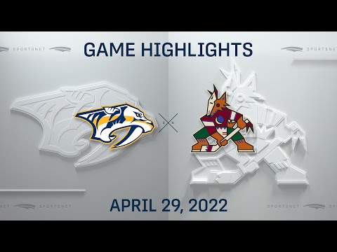NHL Highlights | Predators vs. Coyotes - Apr. 29, 2022