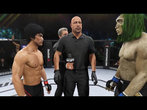 Bruce Lee vs. Scary Monster - EA Sports UFC 2 - Crazy UFC 👊🤪