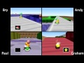 Mario Kart 64 Four Player Frenzy Battle Mode
