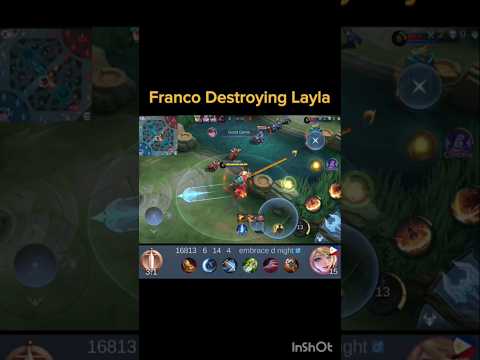 Franco destroy Layla 🤣🥹 #mobilelegends #mlbb #mlbbcreatorcamp #gameplay francisco franco grave