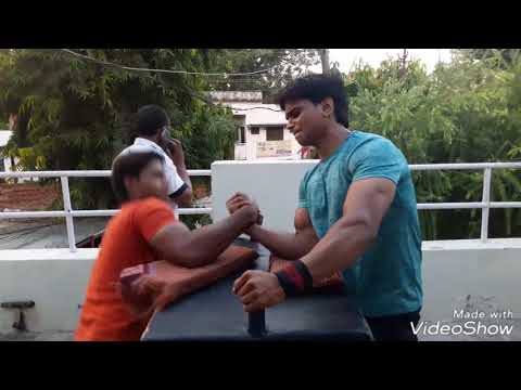 Indian Devon vs Vikas Only Power Arm Wrestling Practice Match
