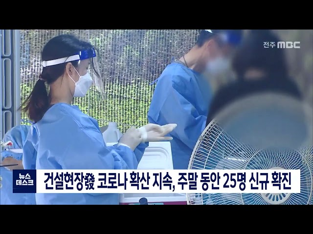 건설현장發 코로나 확산 지속