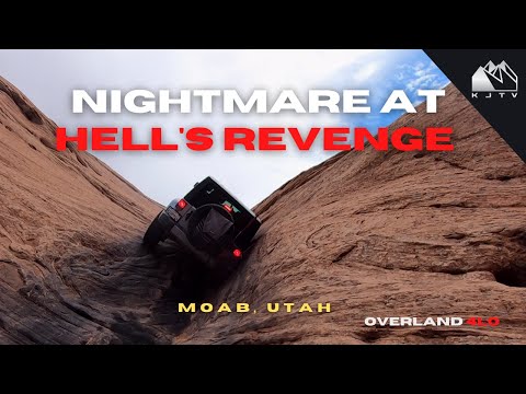 Nightmare At Hells Revenge | Jeep JK Sahara and JT Rubicon | Moab Utah Adventure 2