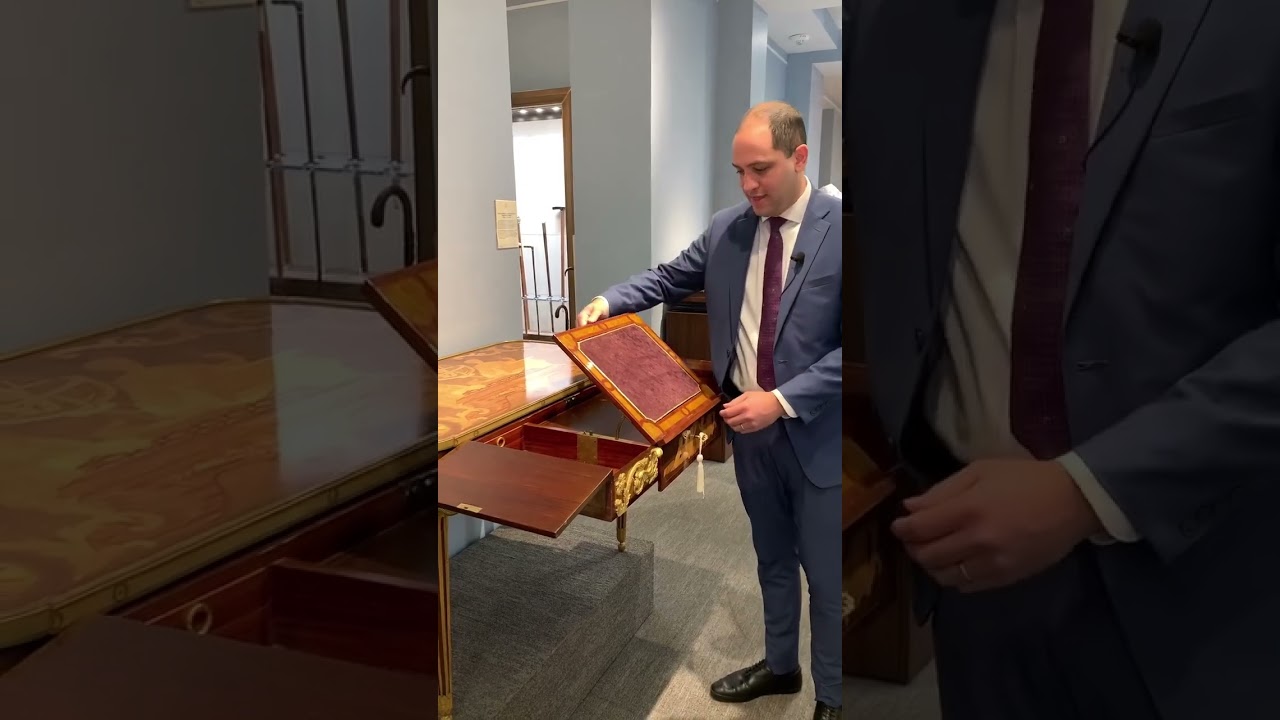 Mechanical Desk by Alfred Emmanuel Louis Beurdeley