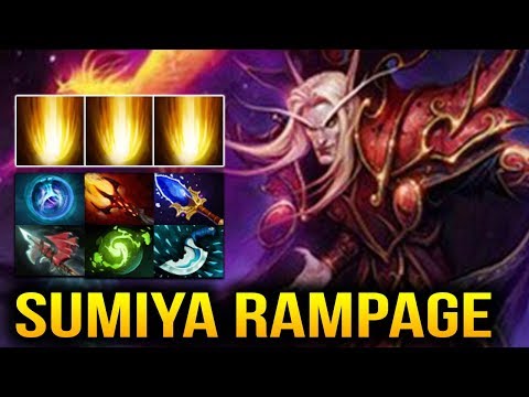 Sumiya Invoker Rampage Ending with ZERO DEATH 34 Kills Dota 2