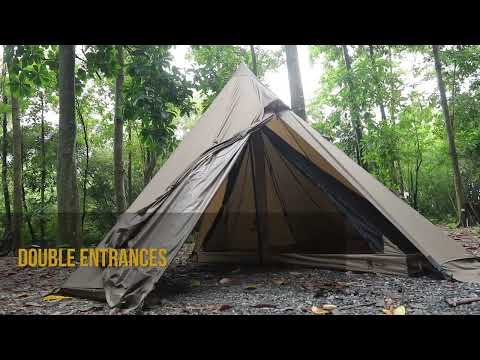 OneTigris Mesh Inner Tent 04 | 2-3 Person Ultralight Shelter with 4000mm Waterproofed Tent Bathtub