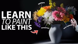 Opaques, Transparents, & Semi-Opaque Colors in AIRBRUSH Painting | Full Tutorial