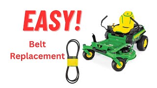 How to Replace the Belt on a John Deere Z Track Mower