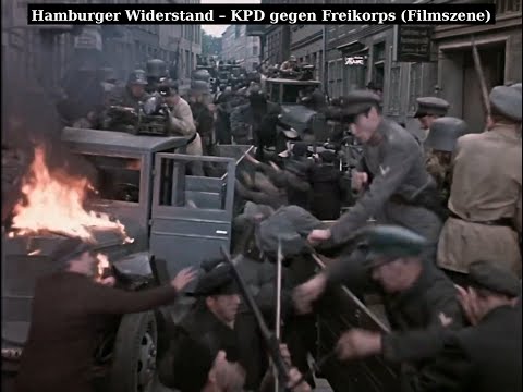 Hamburg Widerstand und Entwaffnung der Freikorps [SCENE -Ernst Thälmann Film]
