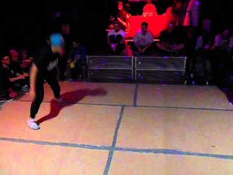 Aga vs Shaby - bgirl bboy semifinal King of the Mic vol 1 Dublin IE 2014
