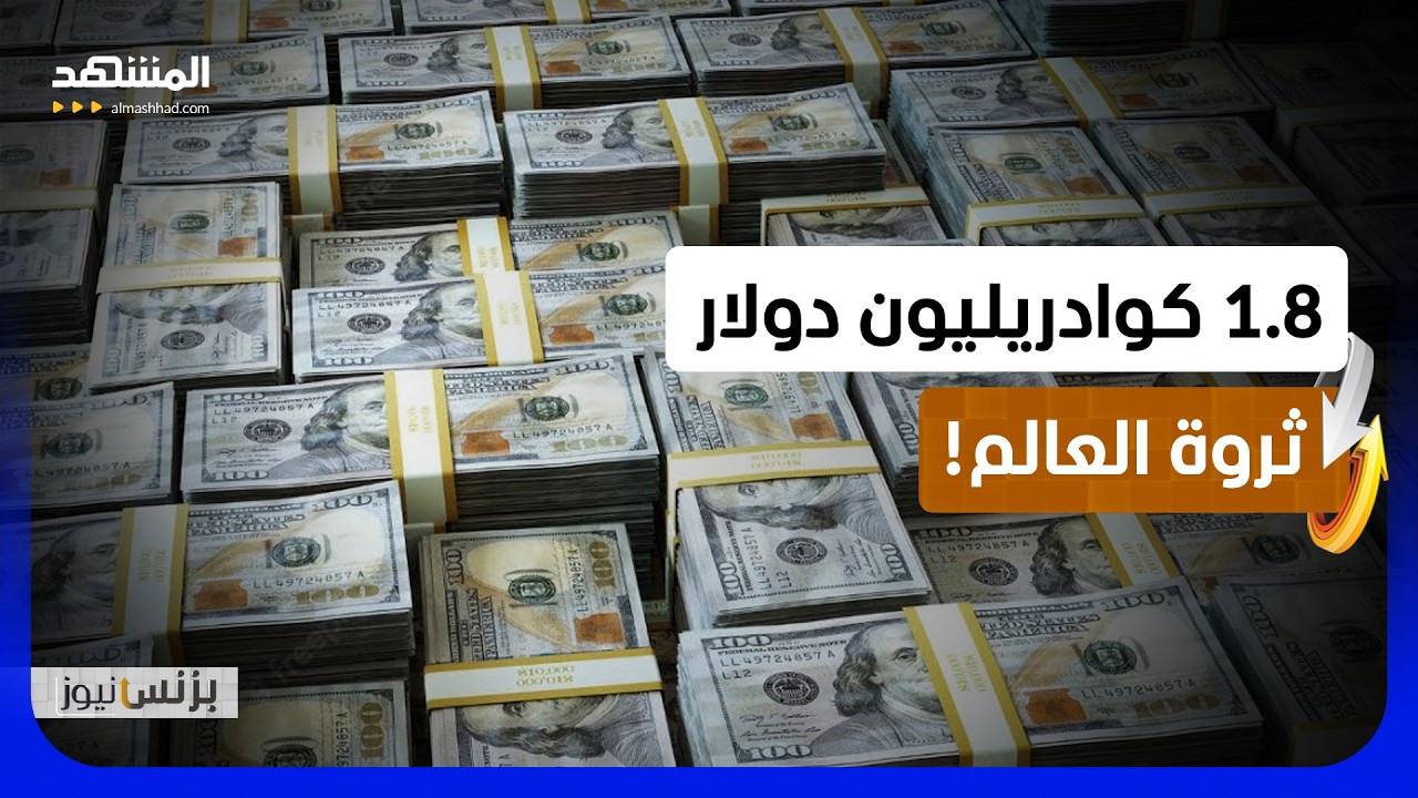 أصول العالم تصل 1.8 كوادريليون دولار وسط مخاطر مالية متزايدة - بزنس نيوز
