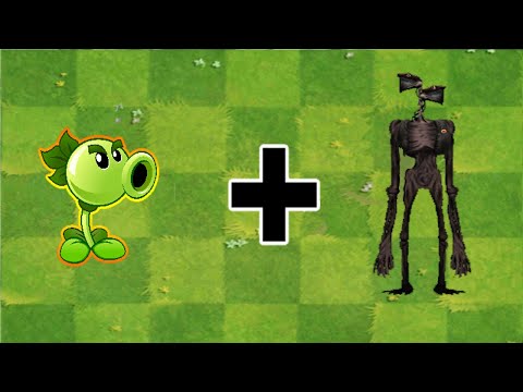 Plants vs Zombies Fusion Hack Animation  Episode 13 ( Peashooter + Siren Head )