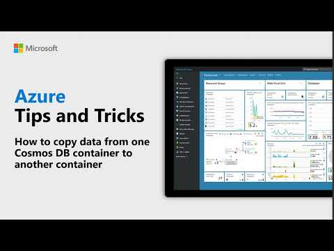 How to copy data from one Azure Cosmos DB container to another container | Azure Tips and Tricks