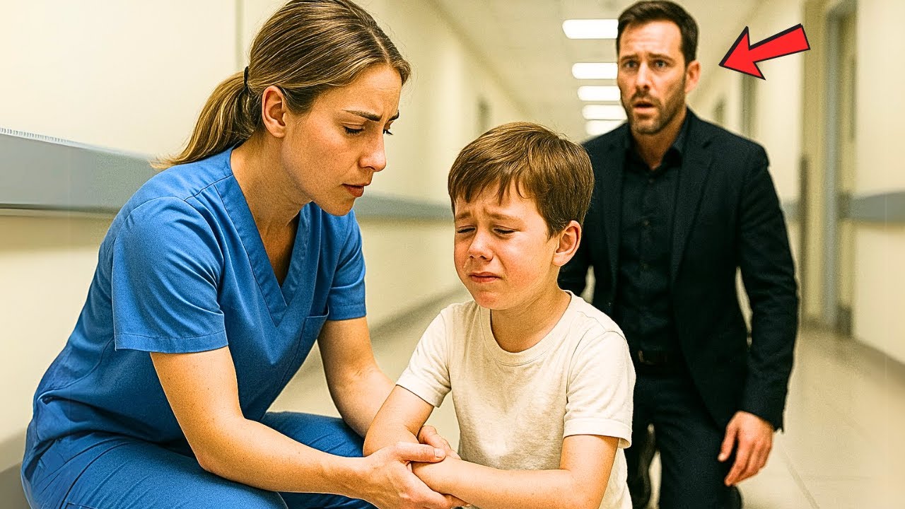 ENFERMERA HUMILDE CURA A UN NIÑO QUE LLORABA, SIN SABER QUE SU PADRE MILLONARIO LO ESTABA OBSERVANDO