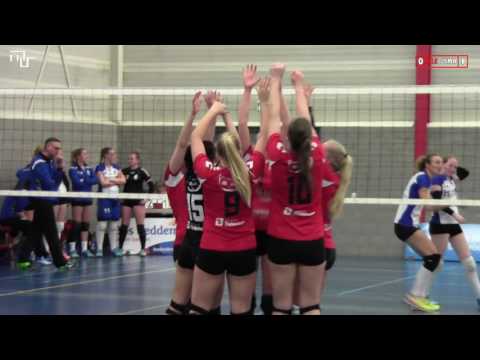 Volleybal Dames 3e div A: Flash Nieuwleusen D1 - Smash D1 [18-03-2017]