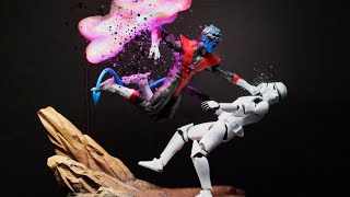 Sucker Punching a Clone | Action Figure Display Diorama