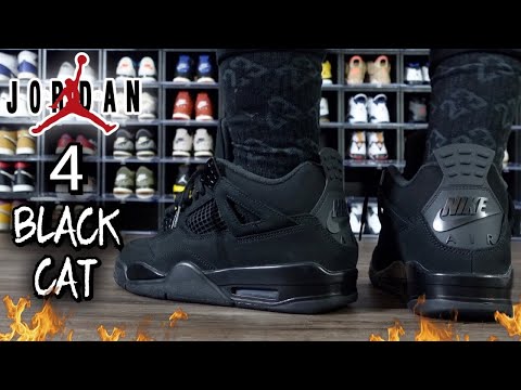 GONE IN 60 SECONDS!! 2025 AIR JORDAN 4 BLACK CAT REVIEW AND ON FEET