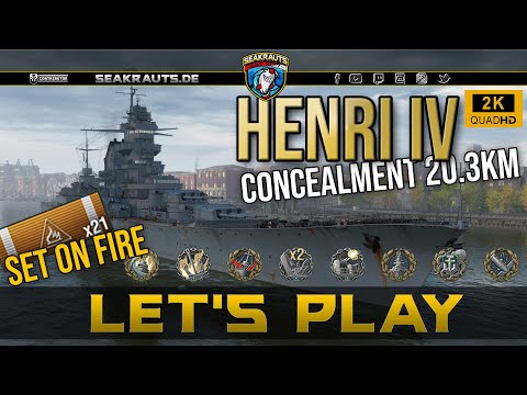 HENRI IV [T10 CA] - Lighthouse Build - World of Warships [Deutsch]