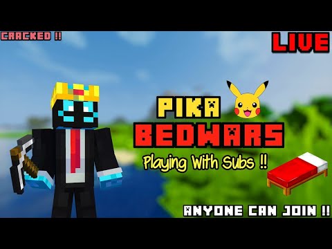 Join Me for Live Minecraft Bedwars with Subscribers on Pika-Network!