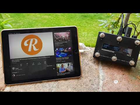 Wireless Midi Control of your Rig...Using OnSong to call up YouTube videos !