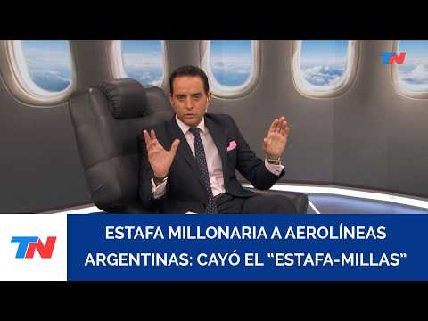 CAYÓ EL "ESTAFA-MILLAS": estafó a Aerolíneas Argentinas por casi medio millón de dólares