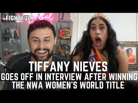 Tiffany Nieves GOES OFF In Interview After Winning the NWA Worlds Championship