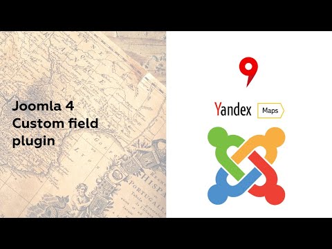 Fields plugin yandex map for Joomla 4