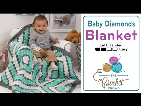 Left Hand Crochet for Beginners Baby Blanket Pattern The Crochet Crowd