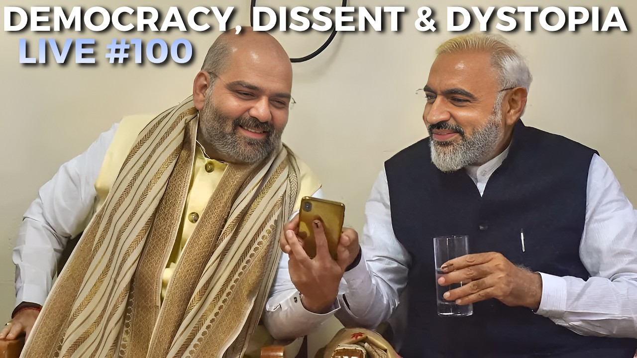 Live Satsang 100 | Democracy, Dissent & Dystopia ft. @KunalKamra | Punit Pania