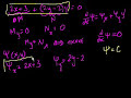 Exact Equations Example 2 Video Tutorial