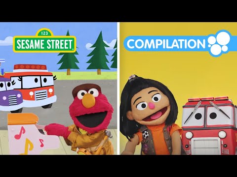 Sesame Street: Elmo Songs about Cars, Trucks, and More Vehicles!