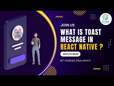 Toast Android Message In React Native | Toast Message | React Native Tutorial In Hindi 31
