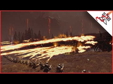 3000 IRONDRAKES vs 39 GIANT SPIDERS - Total War: WARHAMMER