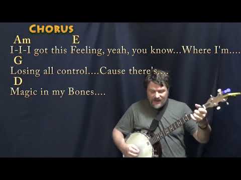 Bones (Imagine Dragons) Banjo Cover Lesson in Am with Chords/Lyrics