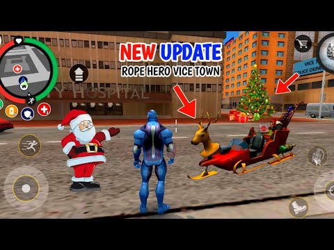 Rope Hero Vice Town New Update||Christmas Update||rope hero vice town||New Version||rope hero