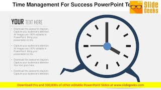 Time Management Free Powerpoint Slide