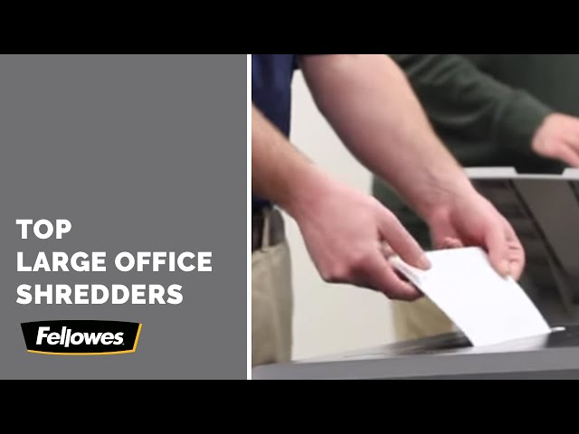 Video Teaser für Fellowes® Powershred® 325Ci 100% Jam Proof Cross-Cut Shredder