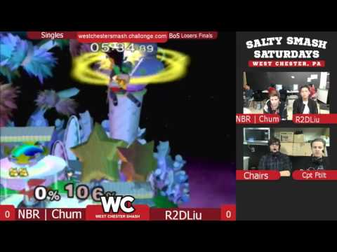 WCS 1/2/2016 Singles Losers Finals: R2DLiu (Fox) vs NBR | Chum (Marth/Puff)