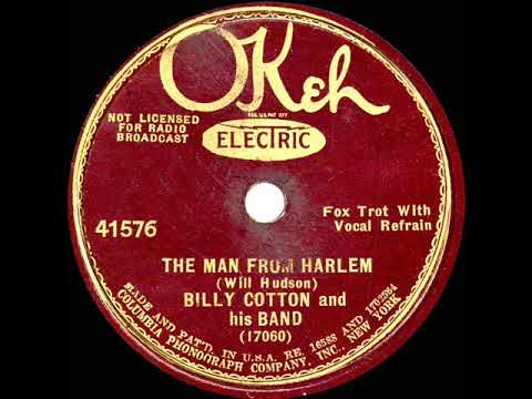 1934 Billy Cotton - The Man From Harlem (Ellis Jackson & Teddy Foster, vocal)