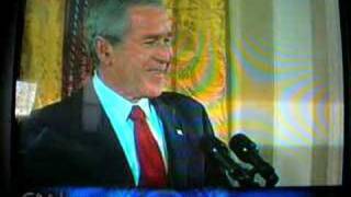 Bush says "money trumps peace"