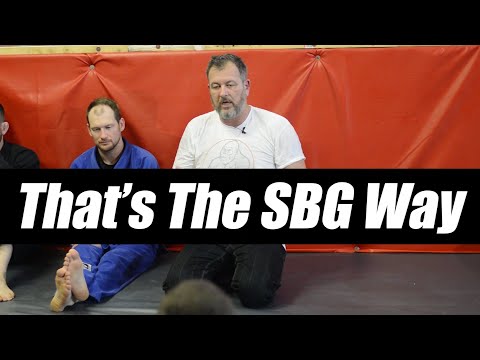 That's The SBG Way • Matt Thornton on BJJ Culture and Vision of SBG